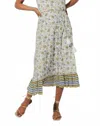 Cleobella Mae Midi Dress In White In Multi