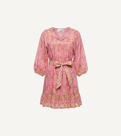 Cleobella Magdalena Mini Dress | Wildflower Prism Pink