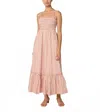 Cleobella Magnila Check Print Sleeveless Dress In Pink