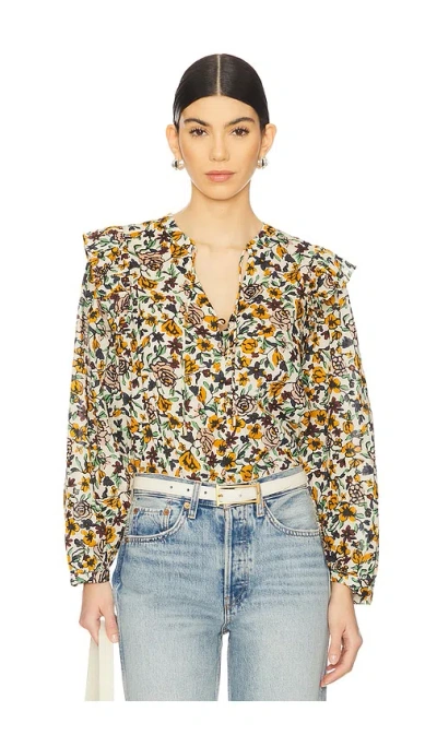 Cleobella Malin Blouse In Wild Cosmos