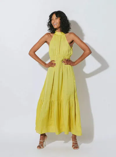Cleobella Margot Ankle Dress In Yellow