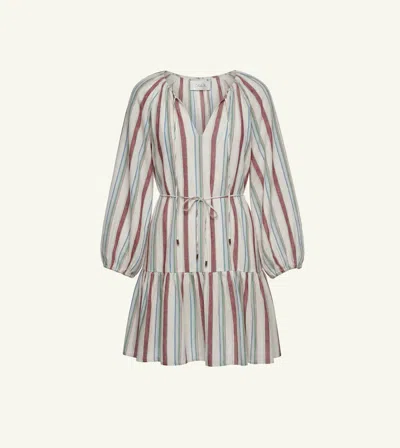 Cleobella Mariah Mini Dress | Ivory Multi In Gold