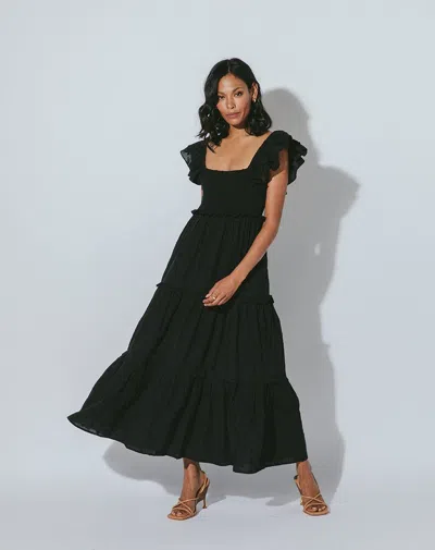 Cleobella Marilyn Ankle Dress In Black
