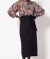 Cleobella Marion Midi Skirt In Black In Black