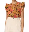 Cleobella Maritza Blouse In Osaria In Multi
