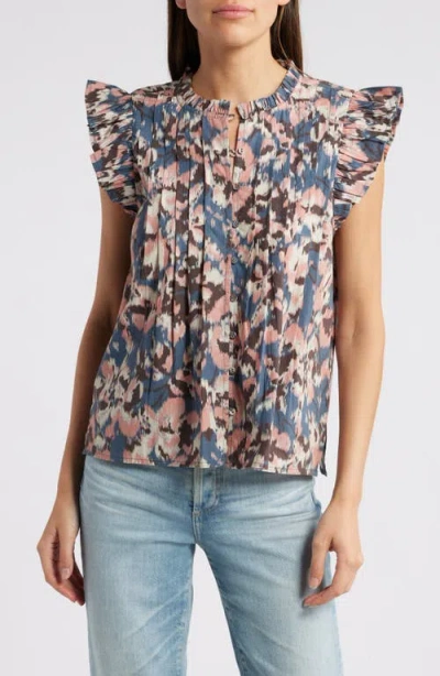 Cleobella Maritza Print Pleated Top In Le Jules Print