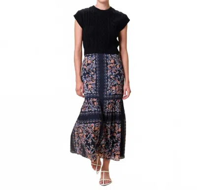 Cleobella Marjorie Ankle Skirt In Dark La Ramos Print In Black