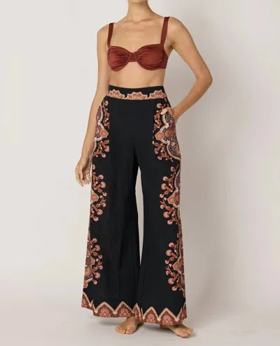 Cleobella Martin Pant In Dark Lagos Print In Multi