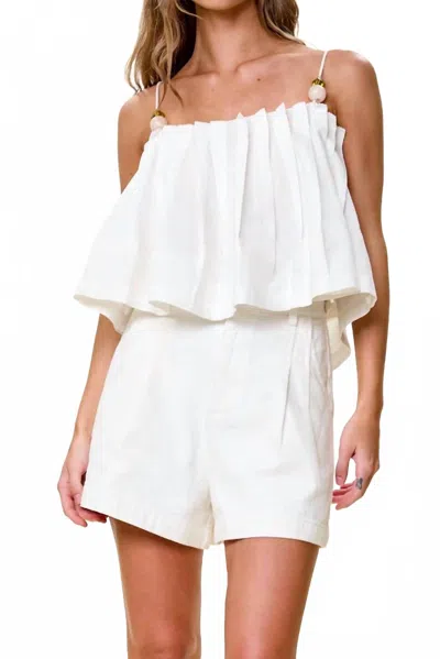 Cleobella Martine Top In Ivory In White