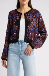 Cleobella Marybeth Pattern Organic Cotton Cardigan In Venezia Print