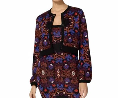Cleobella Marybeth Pattern Organic Cotton Cardigan In Venezia Print
