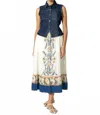 Cleobella Matilda Ankle Skirt In Monaco Print In Multi