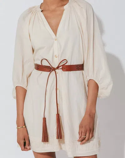 Cleobella Maxicana Tassel Belt In Cognac In Neutral