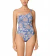 Cleobella Maya One Piece Swimsuit In Magnolia In Blue