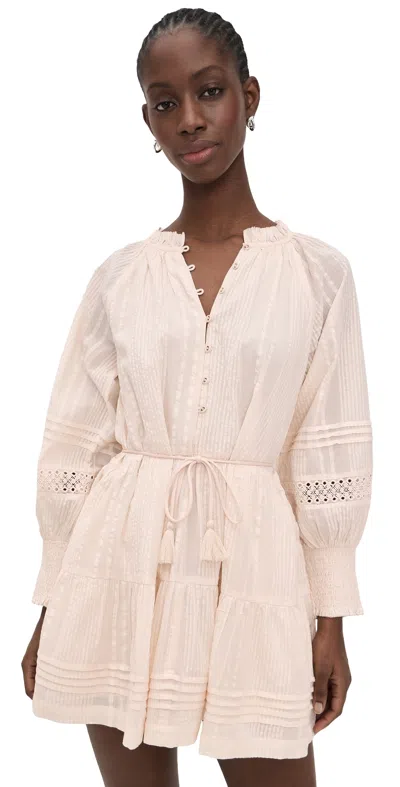 Cleobella Meadow Mini Dress Buttercream In Neutral