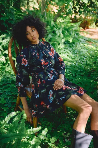 Cleobella Meadow Mini Dress | Chant Des Fleur In Blue
