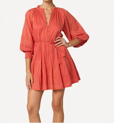 Cleobella Meadow Mini Dress In Dawn Pink