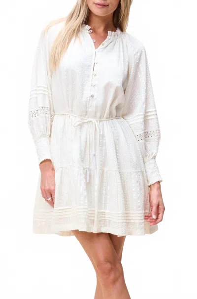 Cleobella Meadow Mini Dress In Ivory In Multi