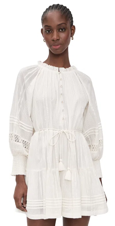 Cleobella Meadow Mini Dress Ivory In White