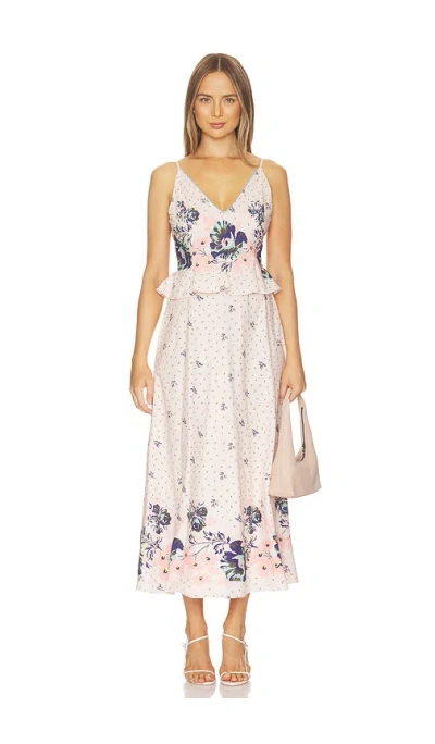 Cleobella Mena Ankle Dress In Pink
