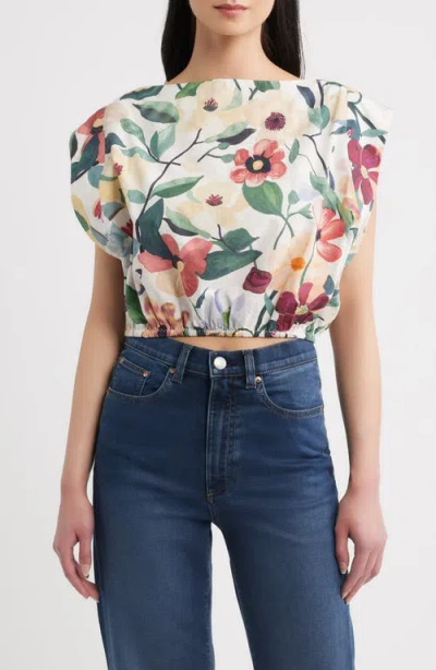 Cleobella Merida Floral Organic Cotton Top In Multi
