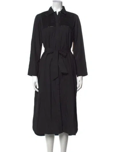 Pre-owned Cleobella Midi Length Dress In Black