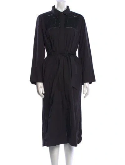 Pre-owned Cleobella Midi Length Dress W/ Tags In Black