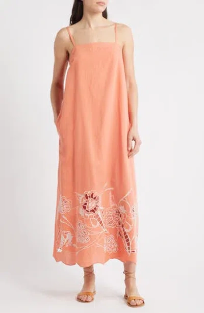 CLEOBELLA CLEOBELLA MILA COTTON & LINEN MAXI DRESS
