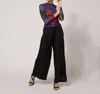 Cleobella Milo Satin Modal Trouser In Black
