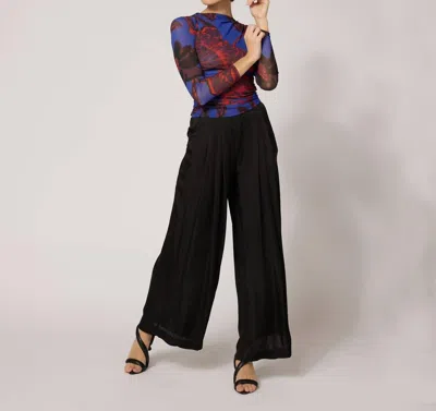 Cleobella Milo Wide Leg Trouser In Black