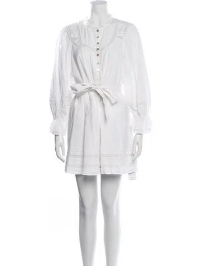Pre-owned Cleobella Mini Dress In Neutrals