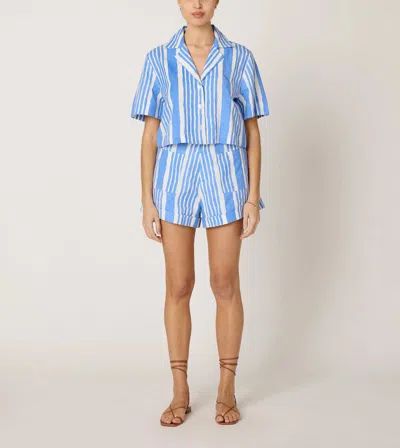 Cleobella Mizuki Blouse In Blue
