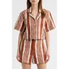 Cleobella Mizuki Blouse In Vecchio Stripe