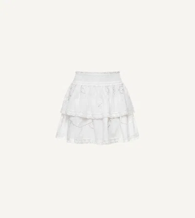 Cleobella Monet Mini Skirt | Ivory In White