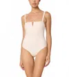 Cleobella Monica One Piece Swimsuit In White In White