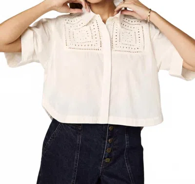Cleobella Montana Blouse In Ivory In White