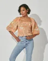 Cleobella Morgan Blouse In Pink