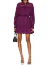 Cleobella Musette Mini Dress In Aubergine In Purple