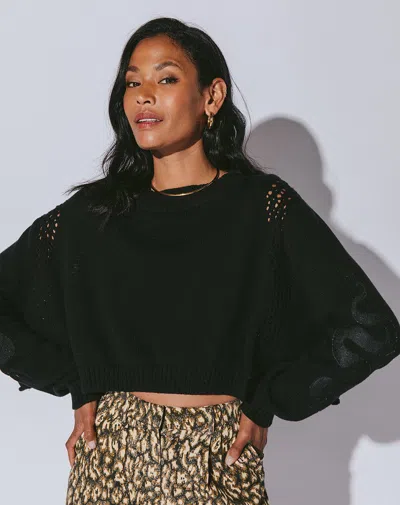 Cleobella Mystic Sweater In Black