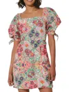 Cleobella Nadine Mini Dress In Panama In Blue