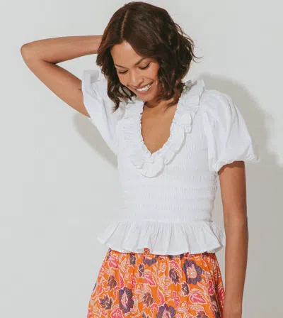 Cleobella Neva Top In Animal Print
