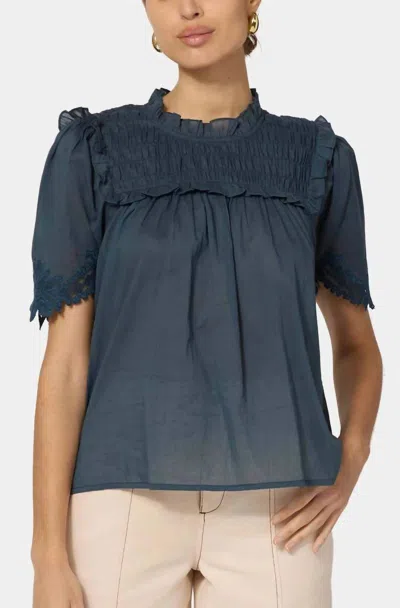 Cleobella Nicky Blouse In Blue