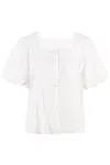 Cleobella Nicola Blouse Ivory In White