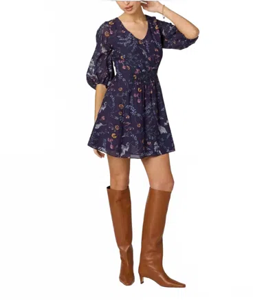 Cleobella Nicolette Mini Dress In Viviana In Blue