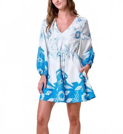 Cleobella Noemie Mini Dress In Celestia Print In White
