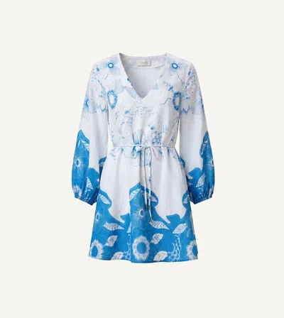 Cleobella Noemie Mini Dress In Celestia Print In White
