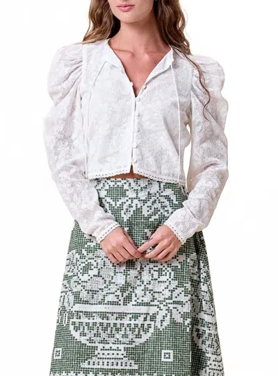 Cleobella Odeal Vintage-inspired Top In White