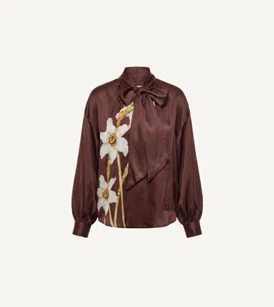 Cleobella Olivia Top | Lueur In Burgundy