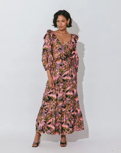 Cleobella Paris Ankle Dress In Multi