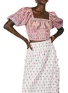 Cleobella Patsy Blouse In Mahal Print In Multi